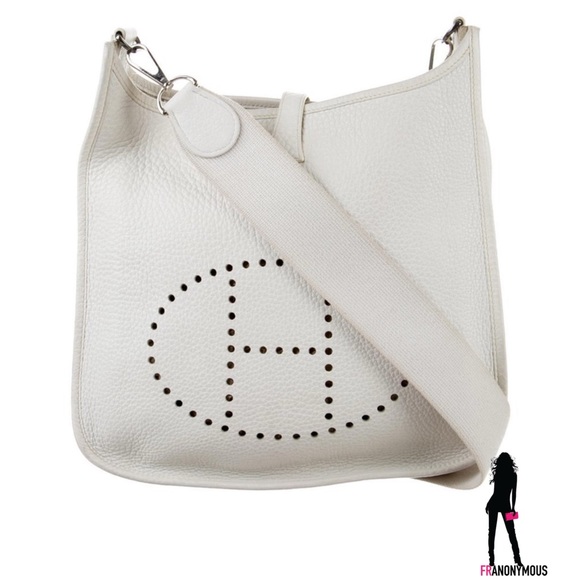 Hermes Clemence Evelyne PM -Off White - Picture 2 of 8